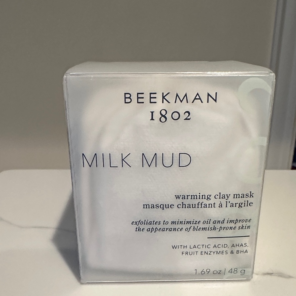 Beekman 1802 Milk Mud Warming Clay Mask - White